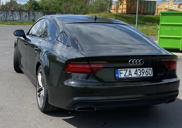 Audi A7 cena 109000 przebieg: 256000, rok produkcji 2015 z Żary małe 379